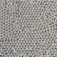 Sugared Balls Metallic Silver - 4mm