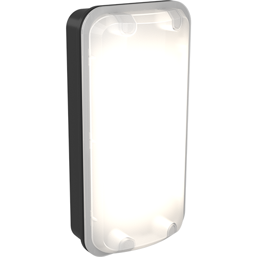 Ansell Sleek CCT Multi Wattage Black Bulkhead