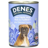 Denes Dog Tin Adult Tripe Mix Rich In Turkey 12x400g