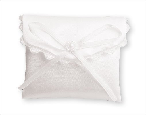 Communion Rosary Purse/White   (C6436)