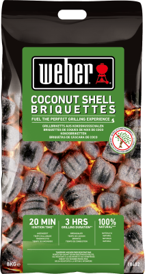 Weber Coconut Briquettes 8kg 18402
