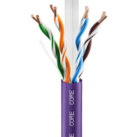 Core CAT6 LSZH Network Cable 305mtr Purple