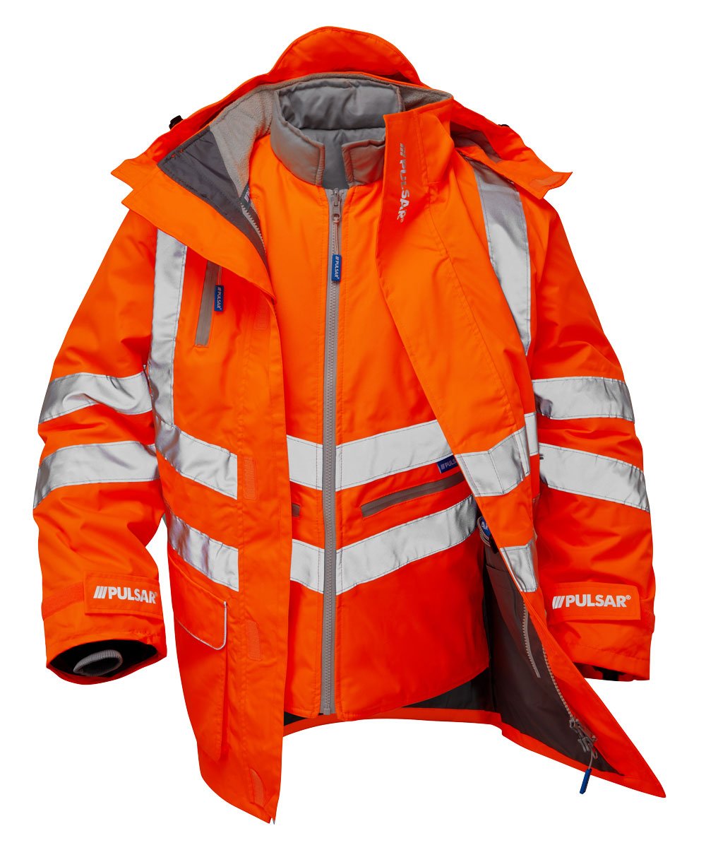 PULSAR&reg; Protect 7-in-1 Storm Coat Orange &ndash; Recycled Content