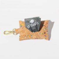 Adios Handmade Natural Cork Poop Bag Holder with 15 Poop Bags