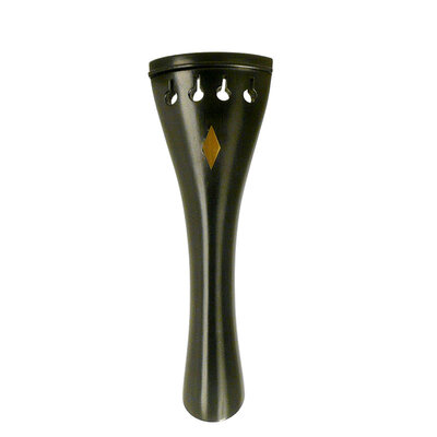 Violin tailpiece diamond inlay