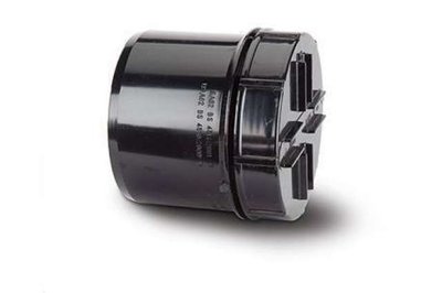 Polypipe SA62 110MM Screwed Access Cap Black