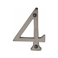 C1560-4-MB - Heritage Brass Numeral 4 Face Fix 76mm (3") Matt Bronze Finish