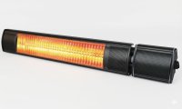 Eldorado IRPH-B Black IPX5 IR Wall Mounded Heater 