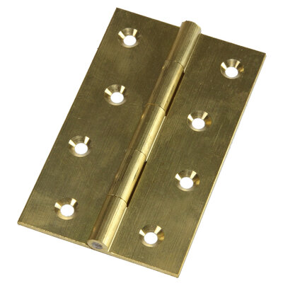 Eliza Tinsley Solid Brass Drawn Hinge Butts 76mm 5230031