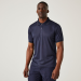 Regatta Men's Navigate Short Sleeve Polo Shirt, Navy/Seal Grey