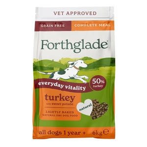 Forthglade Lightly Baked Natural Dry Dog Food Turkey 2kg