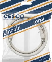 Cesco 2 Metre Co-Axial TV Lead c/w 2 Plugs Pre Packed