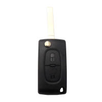 Peugeot/Citroen 2 Button Flip Remote Case with VA2 Blade