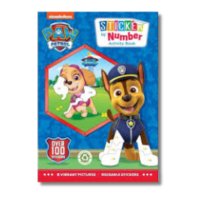 Stickers By Number Book - Paw Patrol