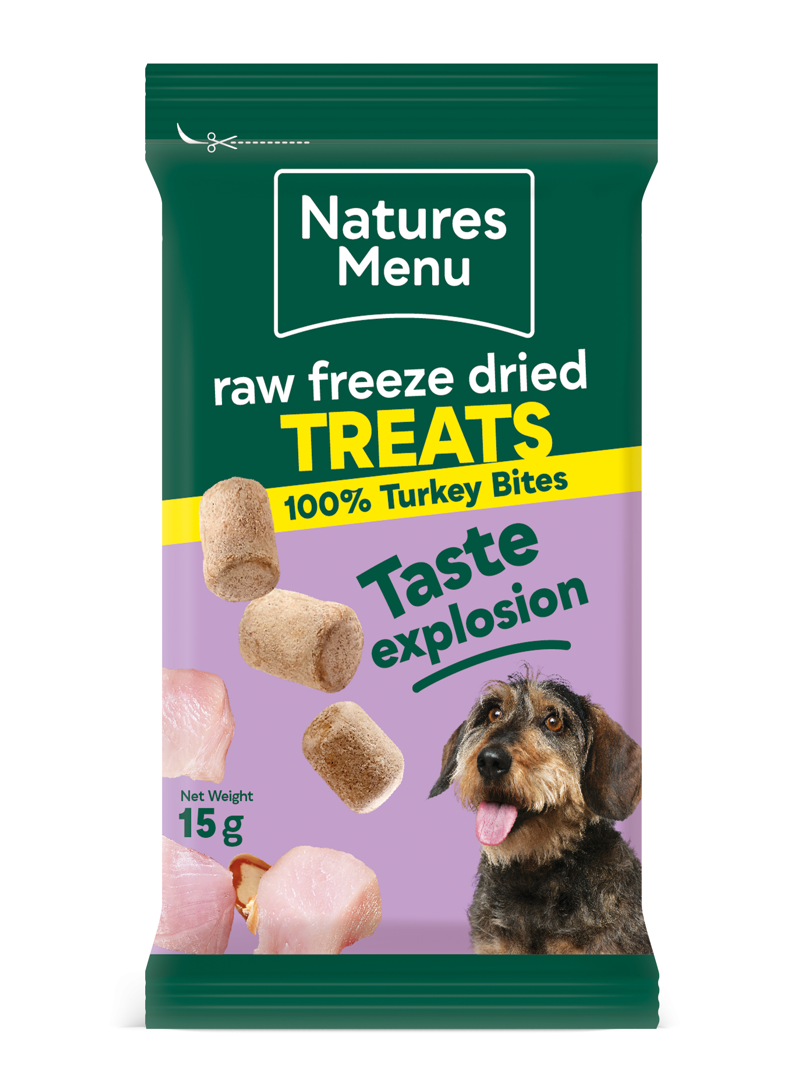Natures Menu Adult Dog Freeze Dried Raw Treats Turkey 20x15gm - 1893