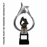 27cm Flex Trophy with Silver Surrond