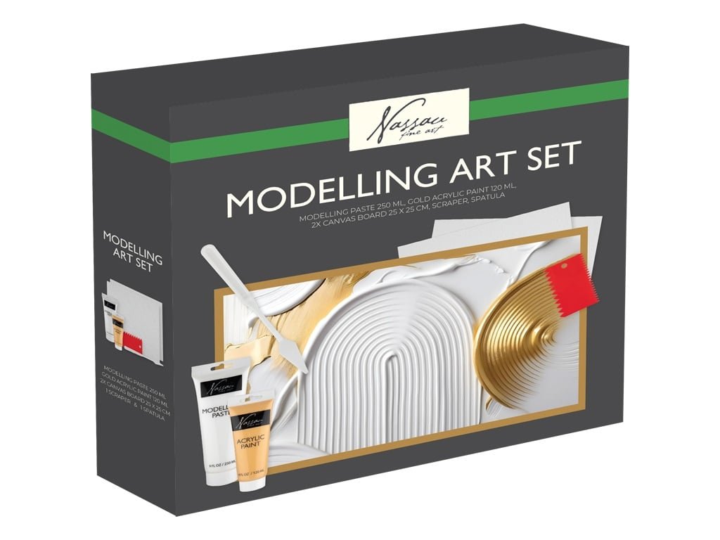 Modelling Paste & Acrylic Complete Set - 6pcs