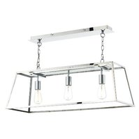 Academy 3 Light Pendant, Stainless Steel | LV1802.0042