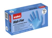 Esko High Five Industrial Blue Nitrile Glove