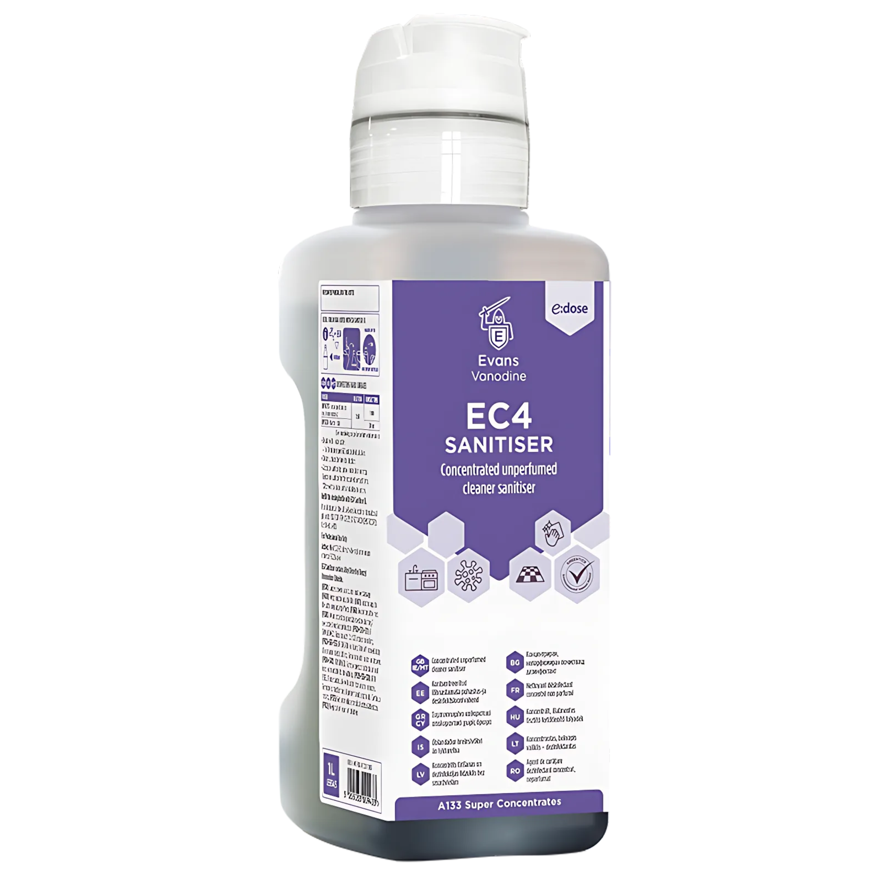 Evans EC4 Sanitiser, 1 Litre