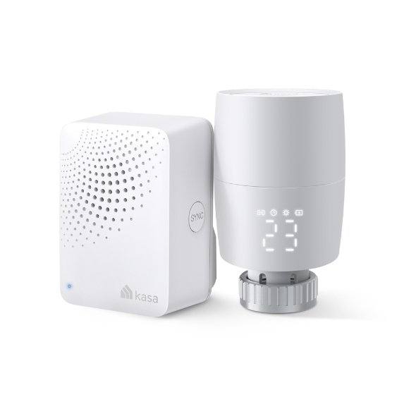 Smart radiator thermostat kit supporting room-by-room temperature control and heating automation