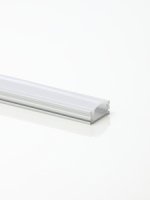 2mtr Aluminum Surface Profile Silver Opal Cover