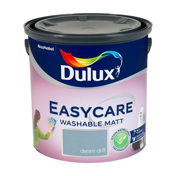 Dulux Easycare Washable Matt Denim Drift Paint Pat McDonnell Paints
