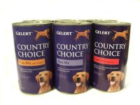 Gelert Dog Country Choice Working Dog Tripe Variety Pack Tins LARGE 6x1200g