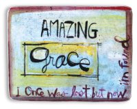 Artmetal Plaque/Amazing Grace...   (46221)