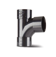 POLYPIPE WS22G GREY SWEPT TEE 92DG 40mm WELD