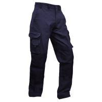 Cargo Trousers, Ripstop Cotton, Navy