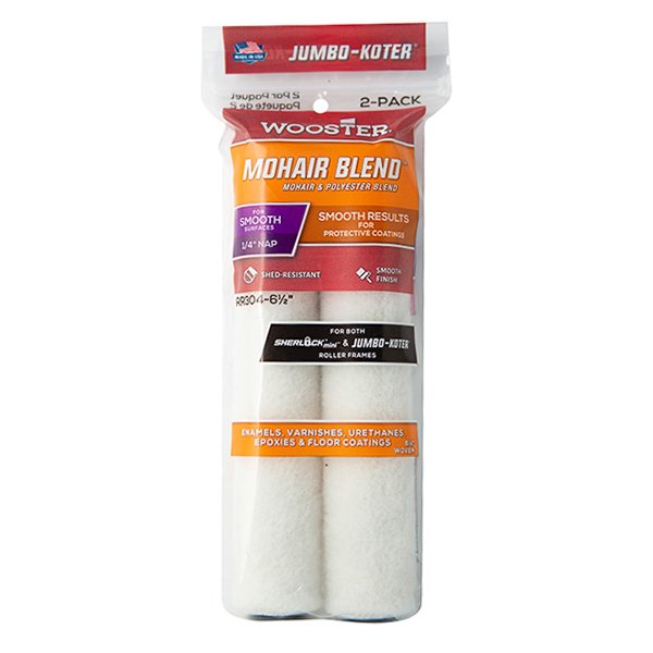 Wooster Jumbo-Koter Mohair Mini Roller Sleeve 6 1/2'' (2 Pack)