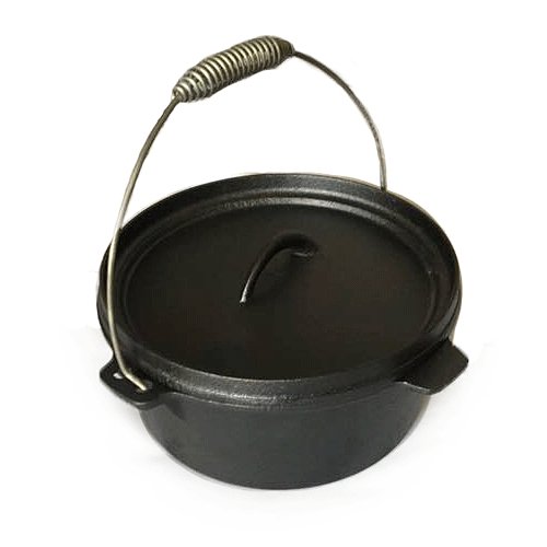 Dutch Oven Cast Iron Pot With Lid - 4L