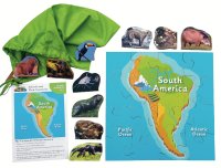 Jigsaw - Animals & Their Continents - South America (16 pieces)