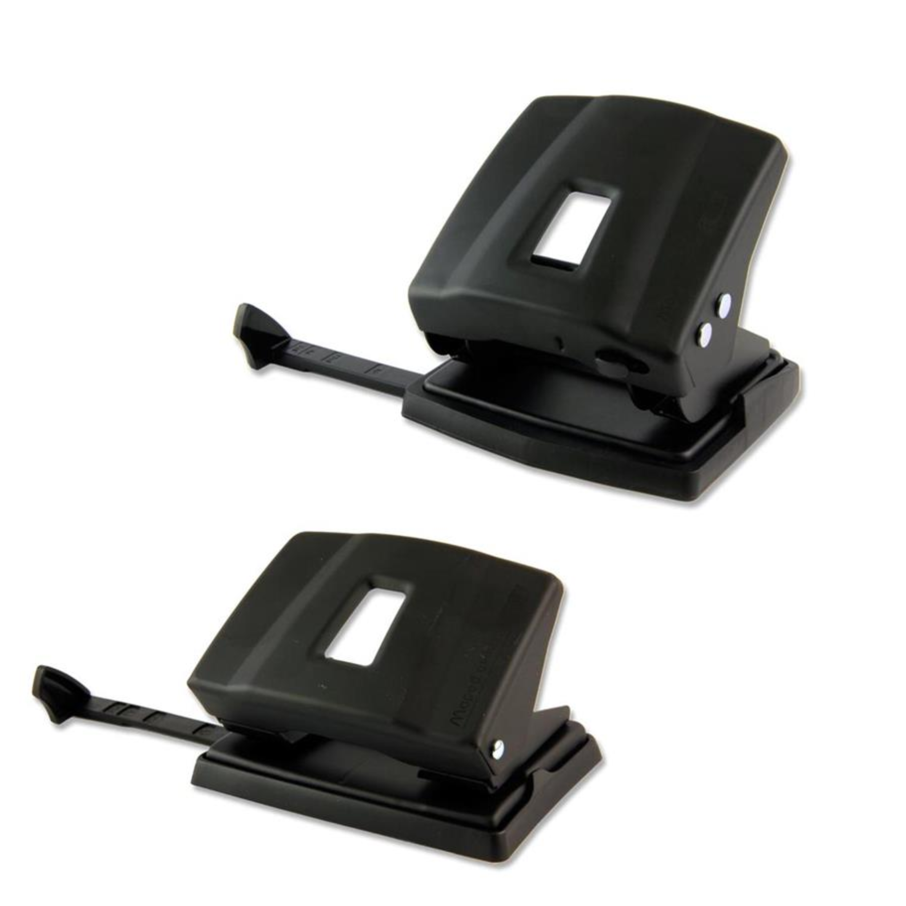 Maped Essentials 2 Hole Paper Punch Black, Each