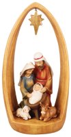 Resin Nativity Arch-Star/12 inch/ 5 Figures   (89614)