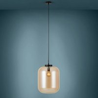 Eglo Bulciago 350mm Amber Pendant Light