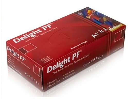 Vinyl Glove Clear P/F X-Large (100)