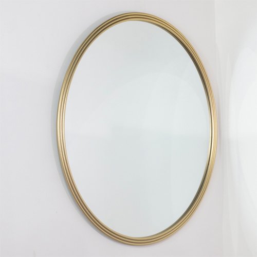 90cm Round Mirror - Gold 2