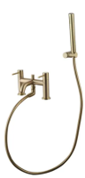 GIRO BRUSHED BRASS BATH SHOWER MIXER