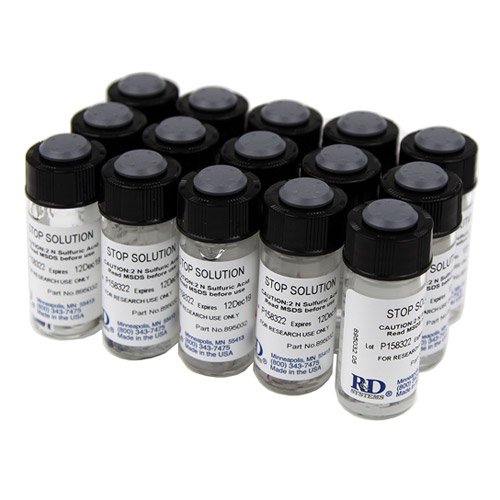 ELISA Kit Reagent, Stop Solution 2N Sulfuric Acid, 15 x 6 ml vials
