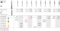 Intensiv SA Coarse Diamond Pointed Cone Bur - 6pk Size 014 - DMI Dental Consumables Ireland - Next Day Delivery