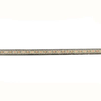 Decorative purfling, herringbone pattern coloured