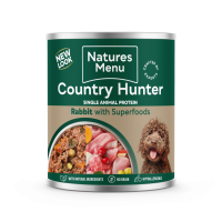 Natures Menu Country Hunter Dog Can - Rabbit & Cranberry 600g x 6