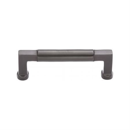 C0312 101-MB - Heritage Brass Cabinet Pull Bauhaus Design 101MM CTC Matt Bronze Finish