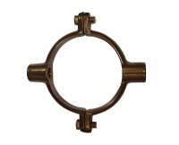 15mm x 10mm BRASS DOUBLE RING CLIP 49M 107DM