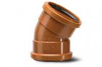 POLYPIPE UG467 DOUBLE SOCKET BEND 30DG 110mm