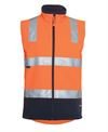 6D4LK - JB's Hi Vis (D+N) Softshell Vest