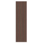 Fibrotech Acoustic Panel 2.44m x 605mm x 22mm - Walnut