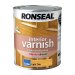 Ronseal Interior Varnish Light Oak 750ml Tin